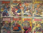 The Avengers Marvel Comic Lot of (8) Books + Annuals Copper Age Vintage Comics