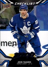 2022-23 Upper Deck MVP #200 John Tavares Blue Script