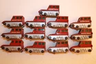 13 Vintage 1960's Matchbox Lesney Snow-Trac Trucks #35