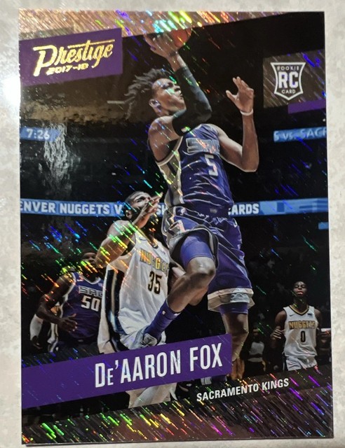 2017-18 Panini Prestige - Rookies De'Aaron Fox #155 Rain (RC)