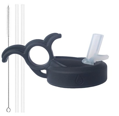 High-Performance Straw Lid for Wide Mouth Water Bottles - Leak-Proof, BPA Free