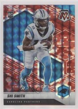 2021 Panini Mosaic Rookies Red Camo Mosaic Prizm Shi Smith #391 0c2
