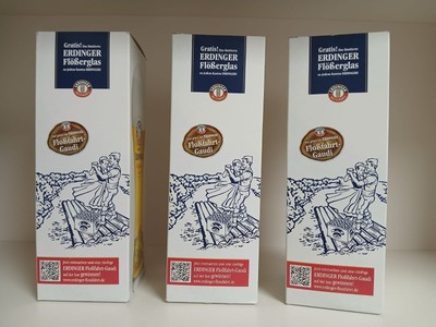 3 ERDINGER Weißbier Gläser  Floßfahrt-Gaudi Sonderedition Weizen Bayern 0,5 L 