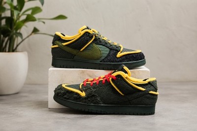 Size 11.5 - Cactus Plant Flea Market x Nike Dunk Low Swamp Sponge Pack - Sequoia
