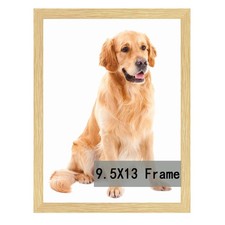 RUN HELIX 9.5x13 Oak Picture Frame - Wall Decor for Photos  Art - Minimalist