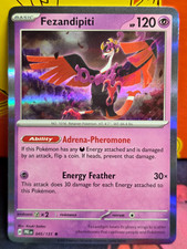 Pokemon TCG Fezandipiti 045/131 Holo Rare Prismatic Evolutions Near Mint