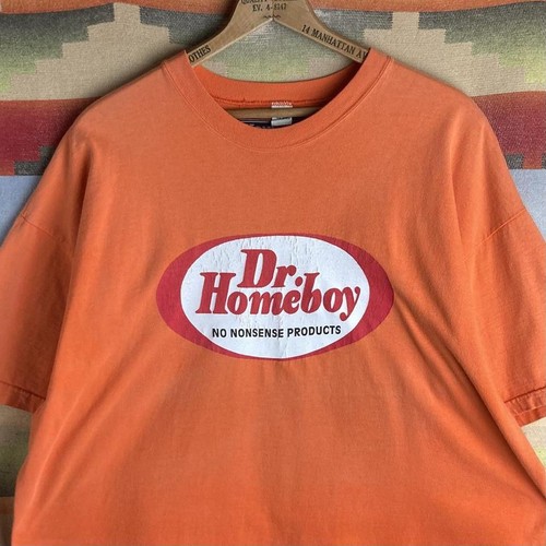 Vintage 90s Homeboy Loud Couture Doctor Orange T-shirt | Size Mens 2XL USA
