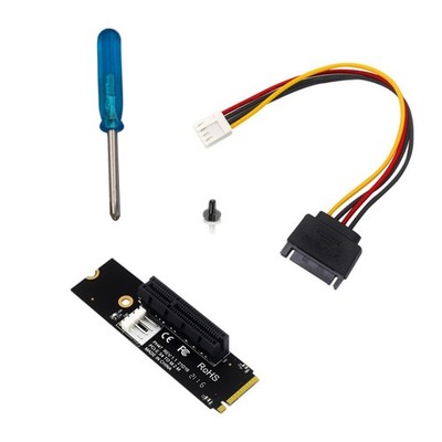 NGFF zu PCI-E Slot Riser Karte M2 Port zu PCIe Verlängerung karte für