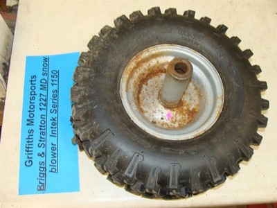 Briggs & Stratton Intek 1150 1227MD snow blower thrower wheel rim tire 14x4.00-6