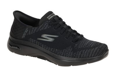Skechers Schuhe GO WALK ARCH FIT 2.0 schwarz Herrenschuhe Slipper 216601 BBK NEU