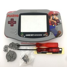 SUPER MARIO 2 Gray Housing Shell case Cover Kit For Game Boy Advance GBA Console