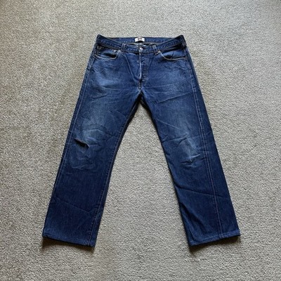 LEVIS 501 Herren Jeans Hose W36 L30 Vintage Regular Straight 29110 Blau Denim