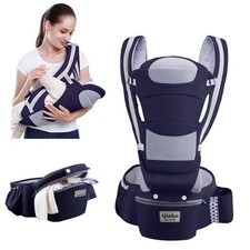Newborn Ergonomic Baby Carrier Backpack Hipseat Sling Wrap Front-Facing Travel