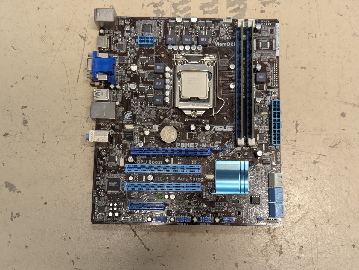 ASUS P8H77-V LE +i7-2600K+8GBメモリー+SSD120 motherboard Desktop