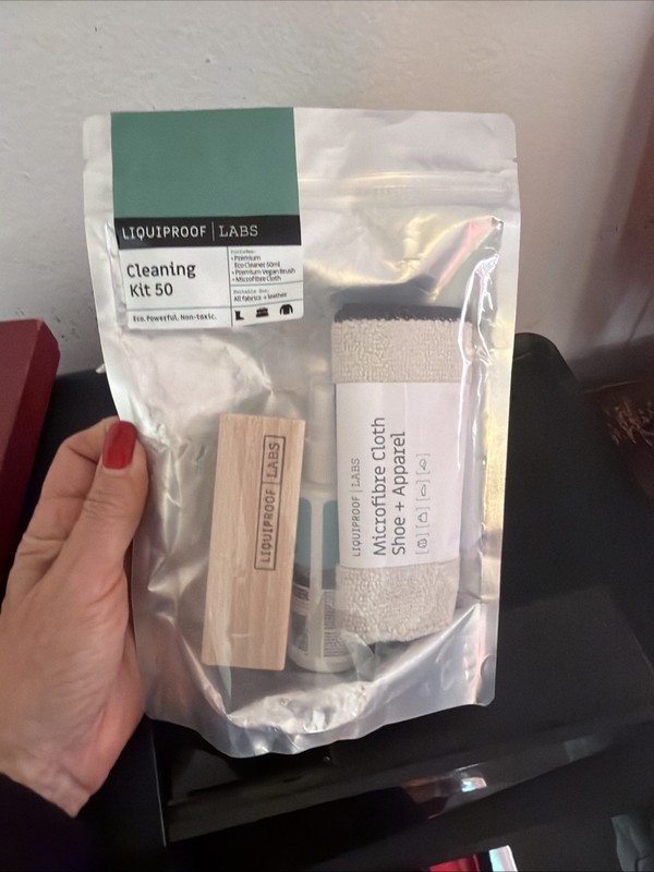 Liquiproof LABS Cleaning Kit Premium Eco Cleaner Vegetable Fibre Brush + Cloth