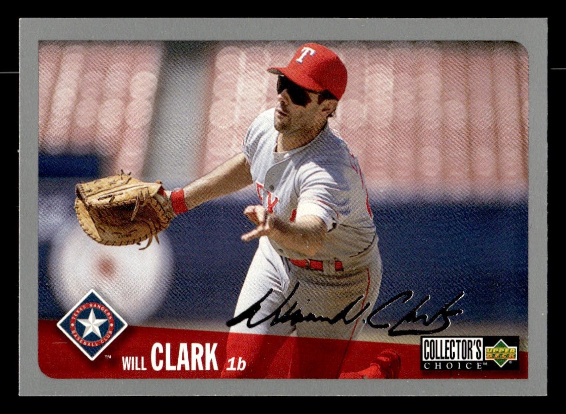1996 Collector's Choice #320 Will Clark Silver Signature