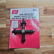 Lisle 12060 Large Master Magnetic Chuck Key with 4 Sizes