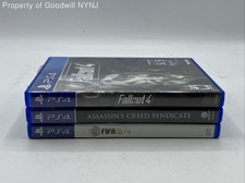 Fallout 4 Assassin's Creed Syndicate FIFA 15 3 PS4 Game Lot Untested