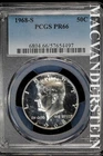1968-S Kennedy Half Dollar- PCGS PR66- Lustrous- No Reserve #SLA819