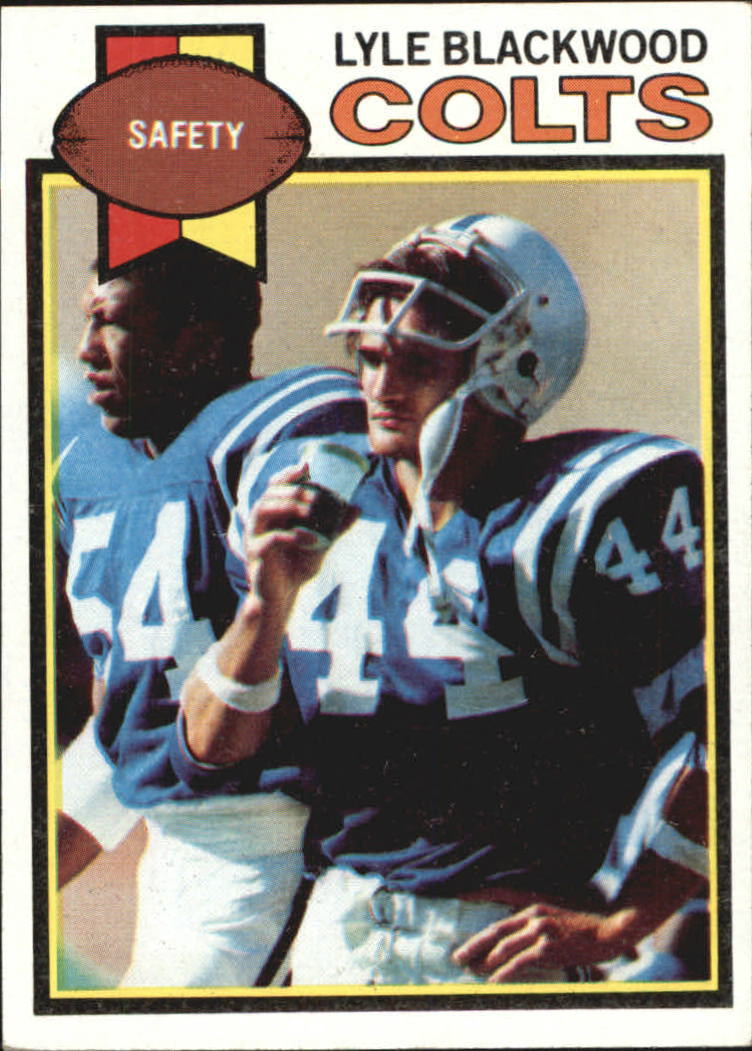 1979 Topps  Baltimore Colts Football Card #299 Lyle Blackwood - NM
