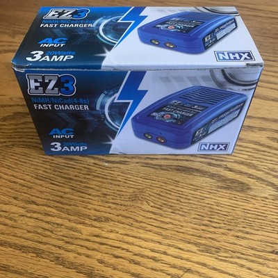 NHX EZ3 NiMH / NiCad 4-8s Fast AC Charger w/ Deans / EC3 / Tamiya Adapter