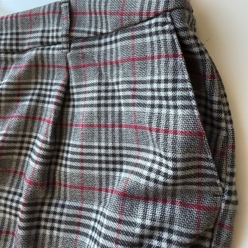 Ava & Viv Womens Wide Leg Plaid Stretch Pants Gray/Rust Size 22 Classic Fit - Picture 10 of 14
