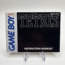 Tetris (Nintendo Game Boy) w/ Manual and Case Tested Works Free Shipping