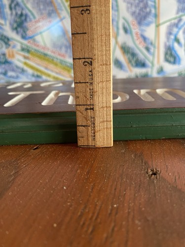 Vintage Original Bretton Woods Ski Area NH Base Lodge Sign Wooden Ski Shop Rare - Picture 13 of 16