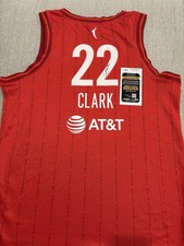 JSA COA CAITLIN CLARK Signed Autographed Indiana Fever Red Rebel Edition Jersey