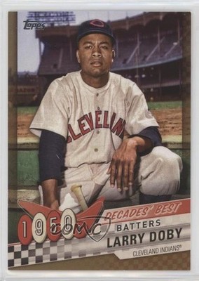 2020 Topps Decades Best Batters Gold 3/50 Larry Doby #DB-11 HOF 3g6