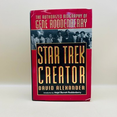 Star Trek Creator David Alexander 1994 1st Ed Signed Biography Gene Roddenberry
