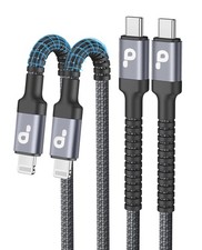 USB C to Lightning Cable 6FT 2Pack, iPhone Charger Fast Charging, 6FT, Grey