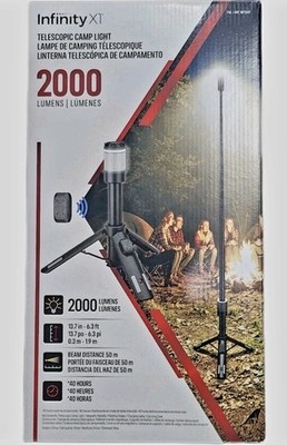 Infinity X1 Telescopic Camp Light 2000 Lumens Flashlight, Tripod, Lantern