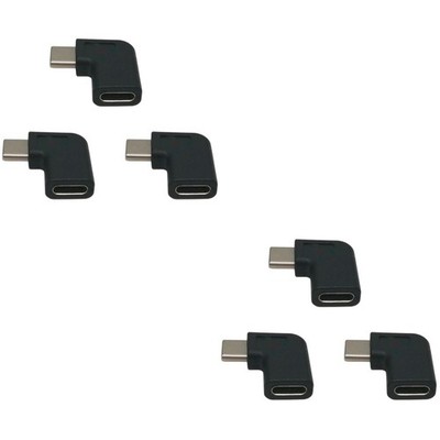 6 Stück Typ-C-Adapter USB 3.1 USB C 90-Grad- - mit einem weiblichen