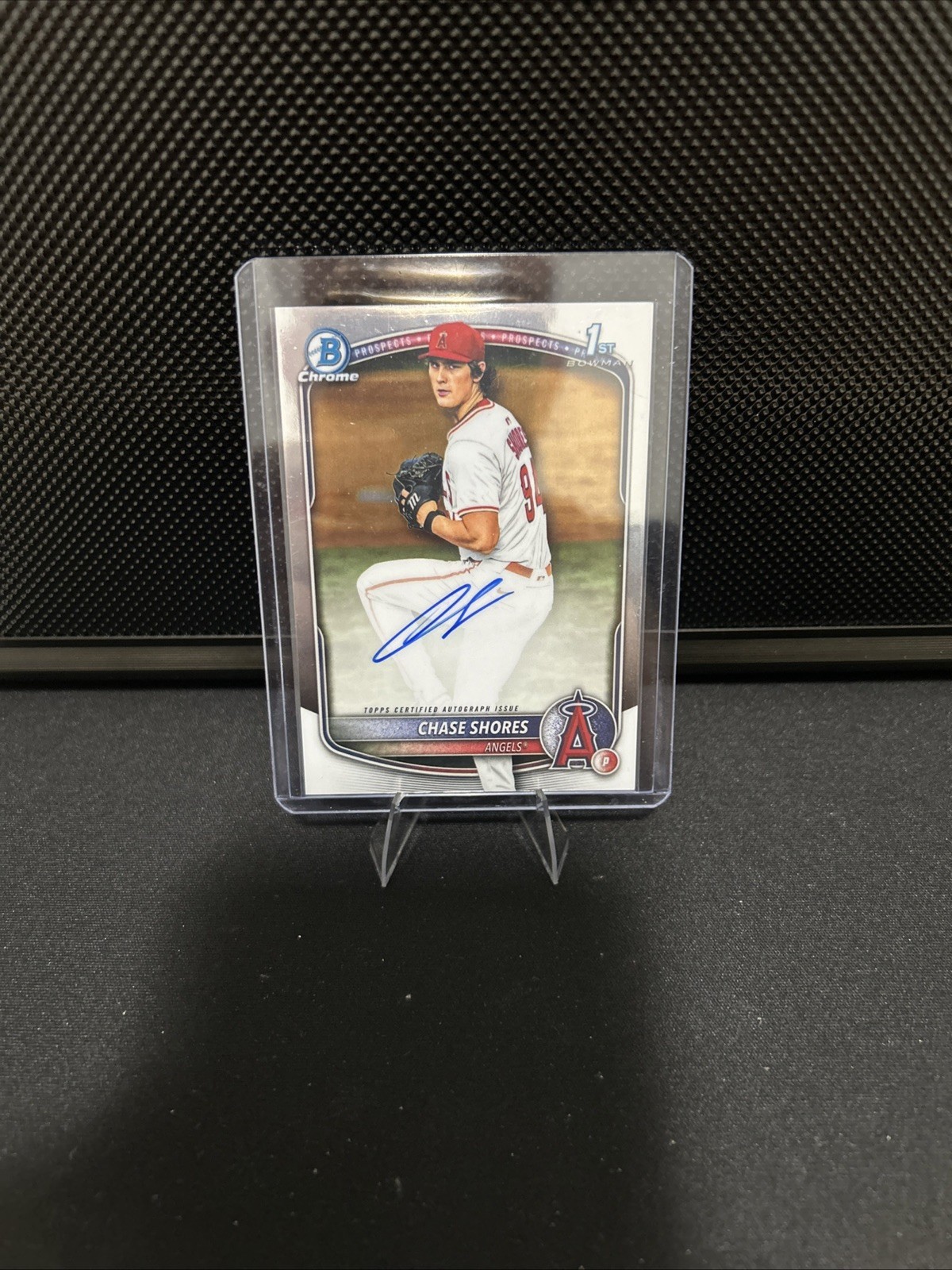 2025 Bowman Draft Baseball Chase Shores 1st Bowman Chrome Autograph Auto #CPA-CS view 1