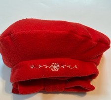 Vintage Disney Winnie The Pooh Red Beanie Beret Hat Youth