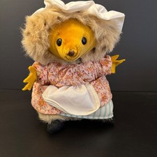 Eden Toys Beatrix Potter Mrs. Tiggy Winkle 1970s Hedgehog Stuffed Plush