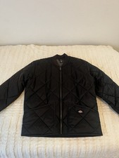 dickies mens quilted Bomber Jacket Medium MINT 22x27 Inches..full Zip Classic