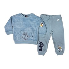 Childrens Apparel Network Boy's Cozy 2-Piece Character Set Bluey, 18M 