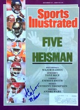 Andre Ware - Houston Cougars - Autographed Sports Illustrated - 11/27/89