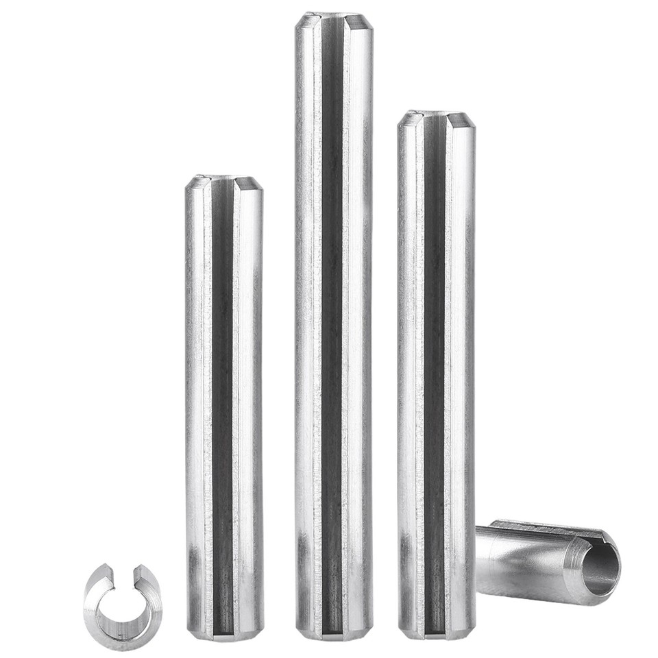 304 Stainless Steel Slotted Spring Tension Pins Roll Pin M1.5 M2 M2.5 ...