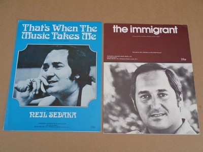 Neil Sedaka - Konvolut 2 Notenblätter