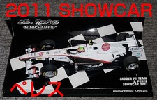 Shipping Included Limited To 1008 Pieces 1/43 Sauber 2011 Showcar Perez Ferrari