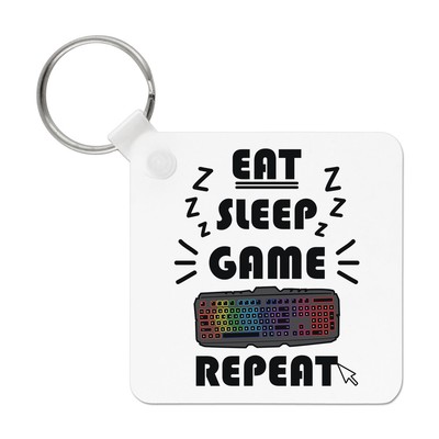 Eat Sleep Game Repeat Schlüsselanhänger Schlüsselanhänger Gamer Gaming lustiger Witz