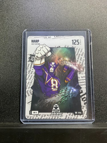 2025 Bo Jackson Battle Arena Warp #HBF-8 Headlines Battlefoil Steel 1st Edition