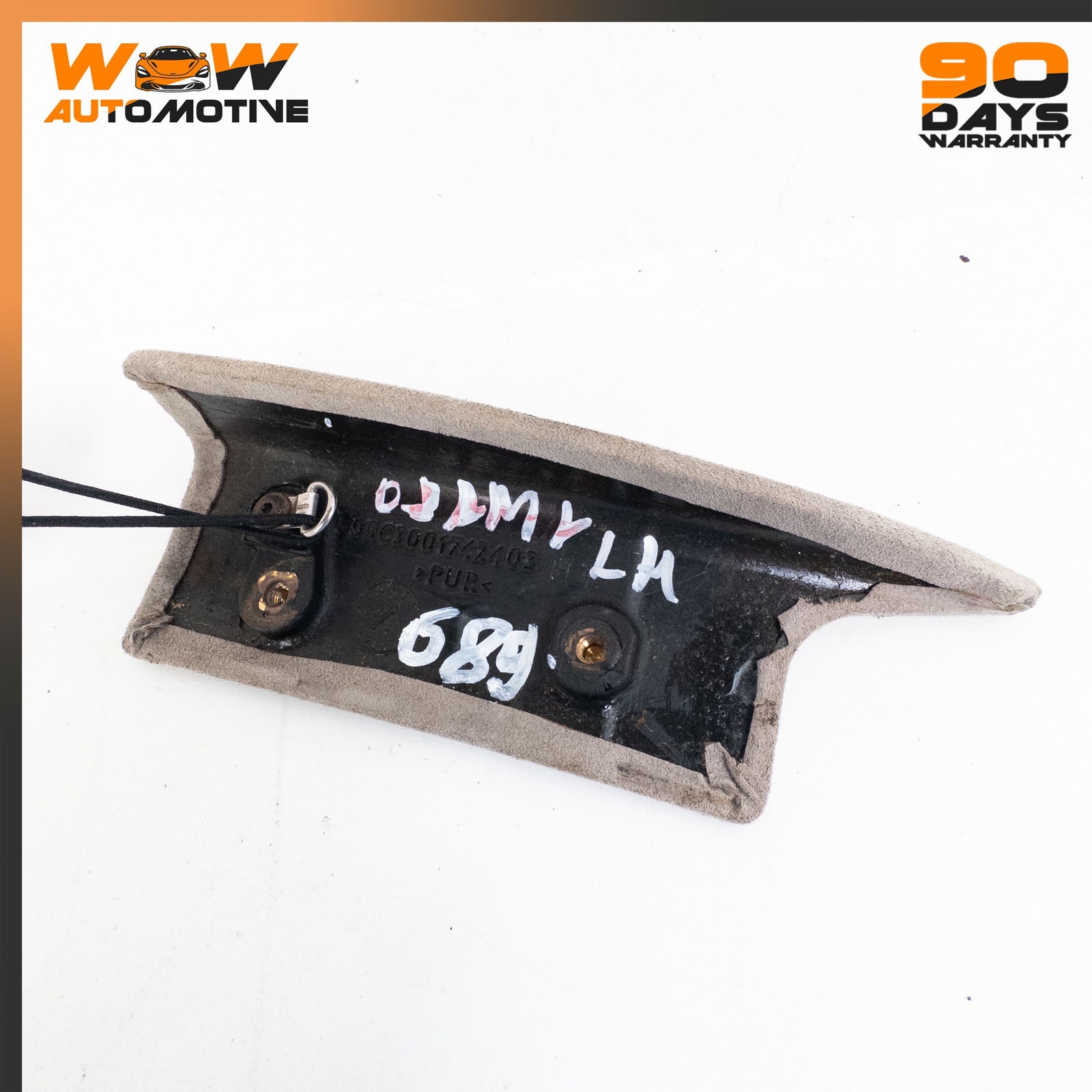 06-16 ASTON MARTIN V8 VANTAGE REAR LEFT DRIVER SIDE INTERIOR TRIM BEIGE OEM