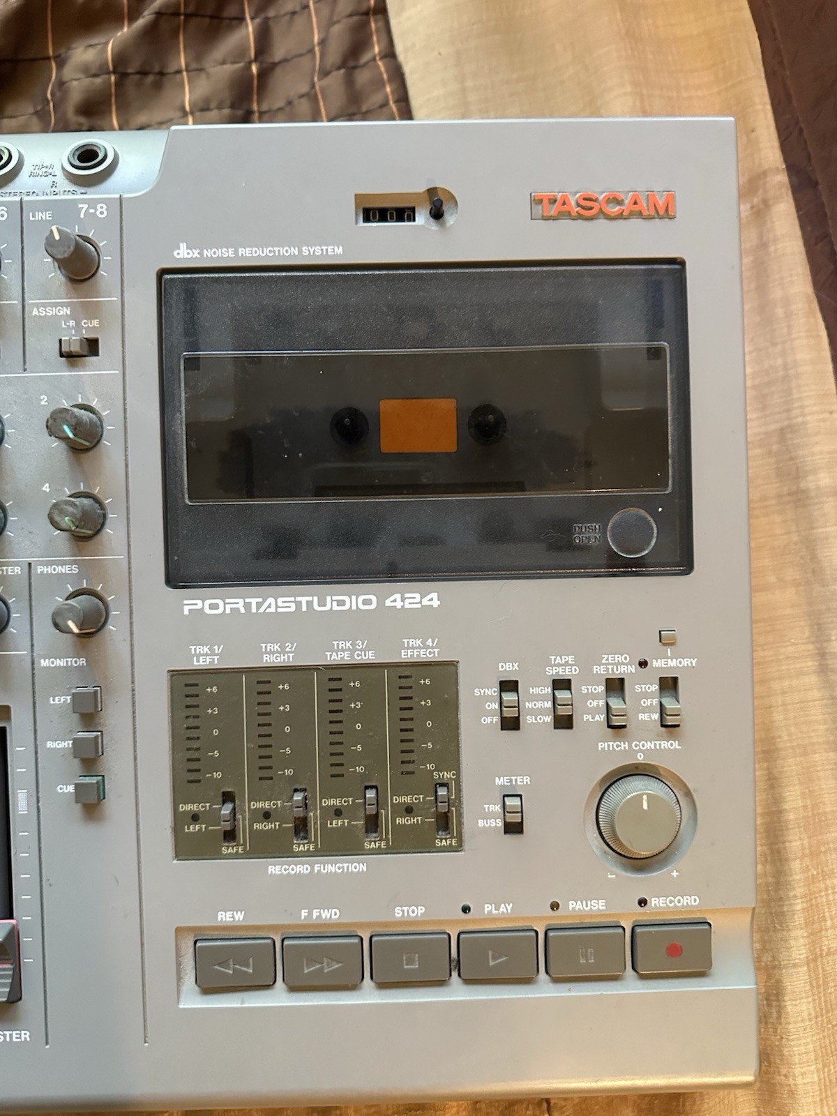 4 Part Input TASCAM Portastudio 424 4-Track Cassette *BROKEN/PARTS ONLY* | eBay