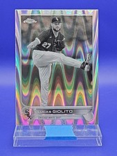 Lucas Giolito 2022 Topps Chrome Sonic Black & White RayWave SP 🔥 White Sox
