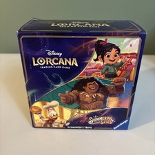 NEW Disney Lorcana Trading Card Game Shimmering Skies Illumineer's Trove Box