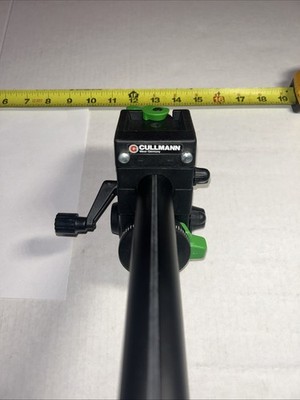 Vintage Cullman West Germany All-Purpose Tripod Black & Green Photography AS IS